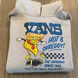 Vans, Youth XL, grey hoodie.